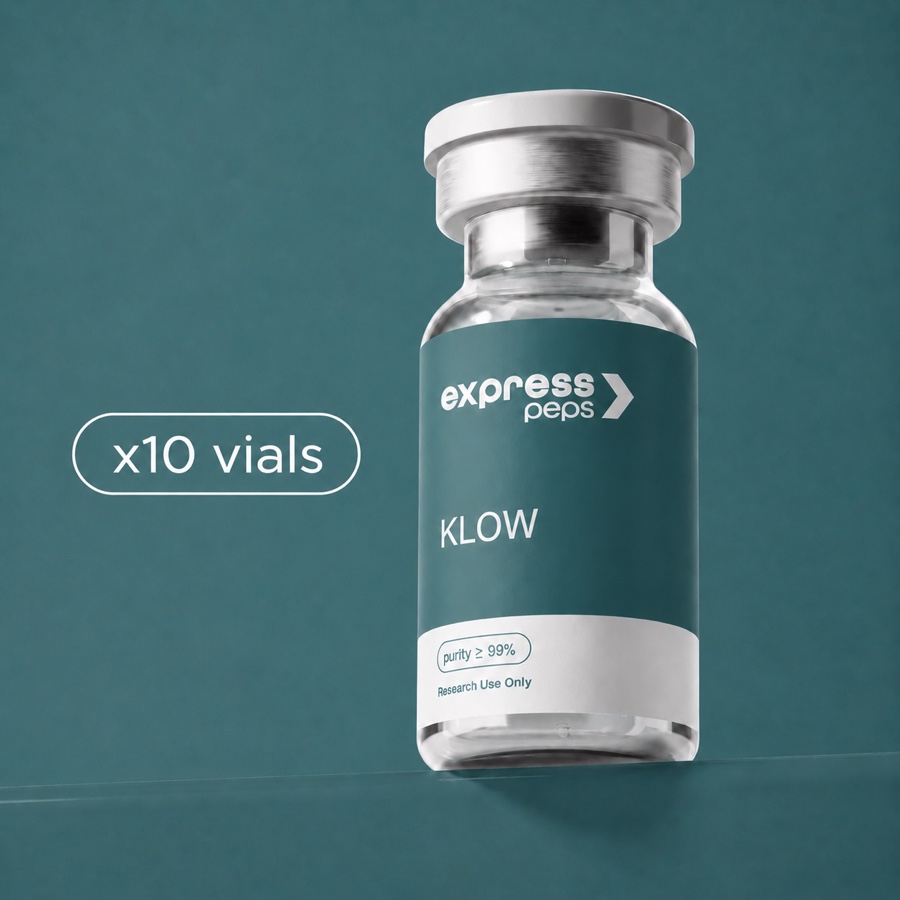 klow company - GHK-Cu (50mg) / KPV (10mg) / BPC-157 (10mg) / TB500 (10mg) Klow 80mg Lux synth